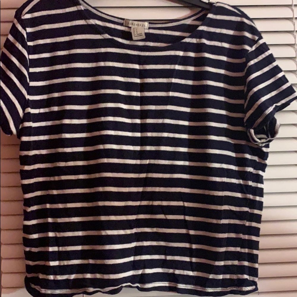 Stripped Crop Top